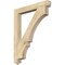 Ekena Millwork Balboa Arts & Crafts Rough Sawn Bracket, Douglas Fir, 4"W x 34"D x 42"H BKT04X34X42BOA03RDF - alternate 1